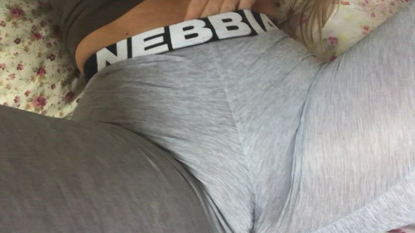 Wet after workout.