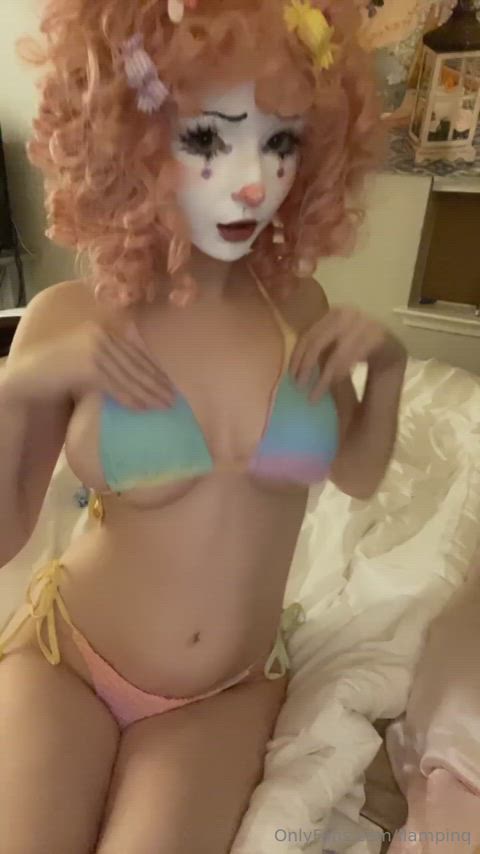 ass clown girl tits clip