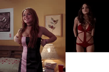 Bikini Elizabeth Gillies Lindsay Lohan clip