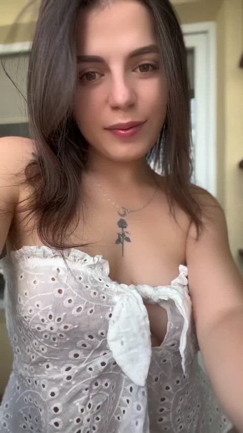 boobs brunette see through clothing tits just-boobs clip