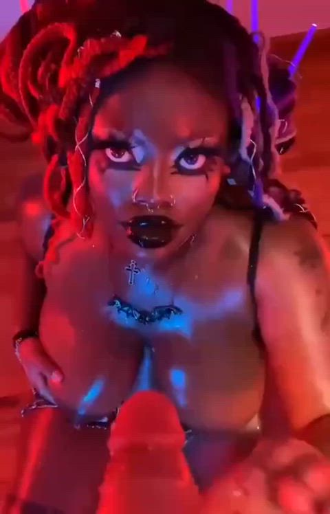 amateur big tits blowjob dildo ebony fake cum handjob pov clip
