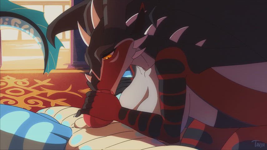 animation big dick big tits blowjob breeding deepthroat furry sex sucking clip