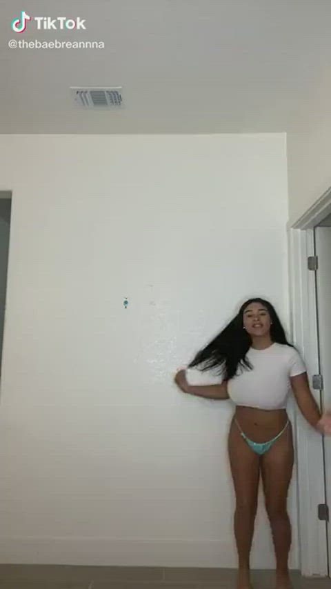 amateur babe barely legal dancing girls pretty teasing teen tiktok tits clip