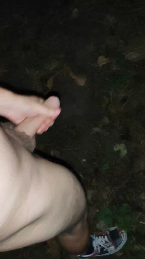 gay male masturbation masturbating outdoor public clip