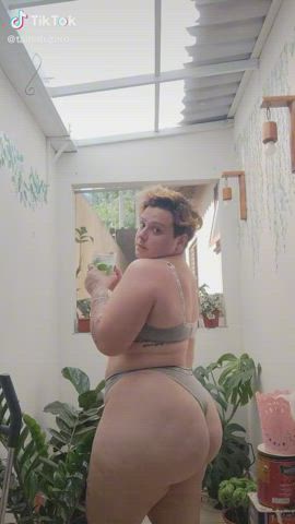 ass bbw big ass bikini chubby non-nude tiktok clip