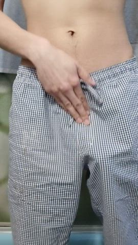 big dick clothed pants penis clip