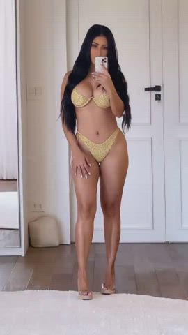 latina lingerie sensual clip