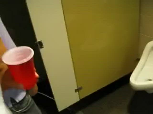 Frat bros piss