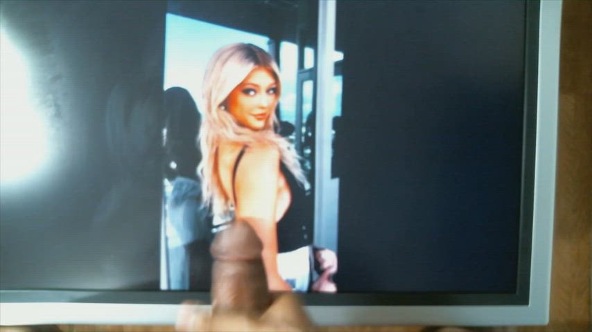 blonde cockslap cumshot moaning see through clothing tiktok tribute clip