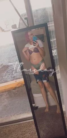 Ass Blue Eyes Thong clip