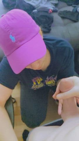 cumshot facial slow motion clip