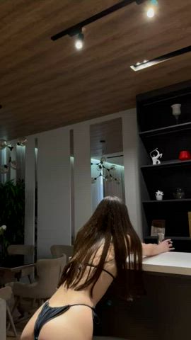 big ass brunette twerking clip