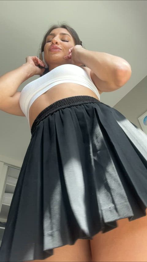 ass tease upskirt clip