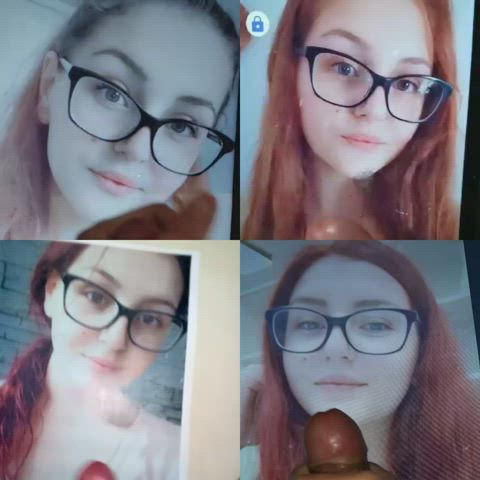 cumshot facial redhead clip