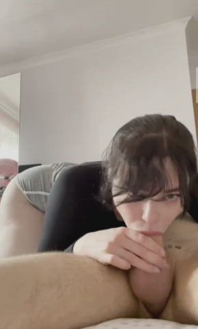 Blowjob Brunette Cum clip