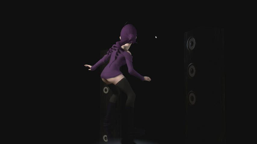 booty purple bitch twerking clip