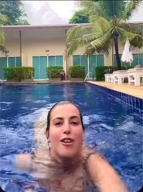 big tits nsfw natural tits nipslip tiktok clip