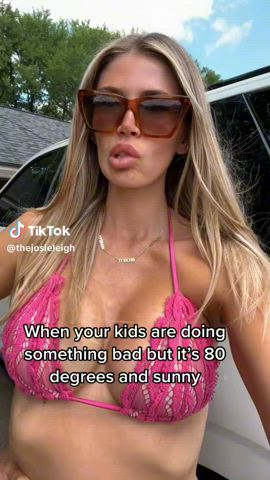 big tits bikini milf clip