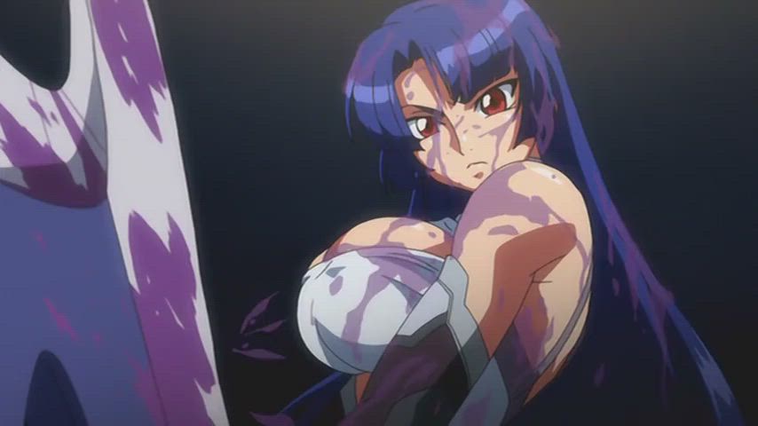 animation anime big tits caught hentai hentai seiyoku high heels huge tits tits clip