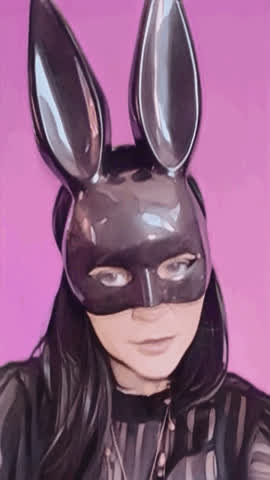 Blue Eyes Eye Contact French Innocent Kinky Mask clip