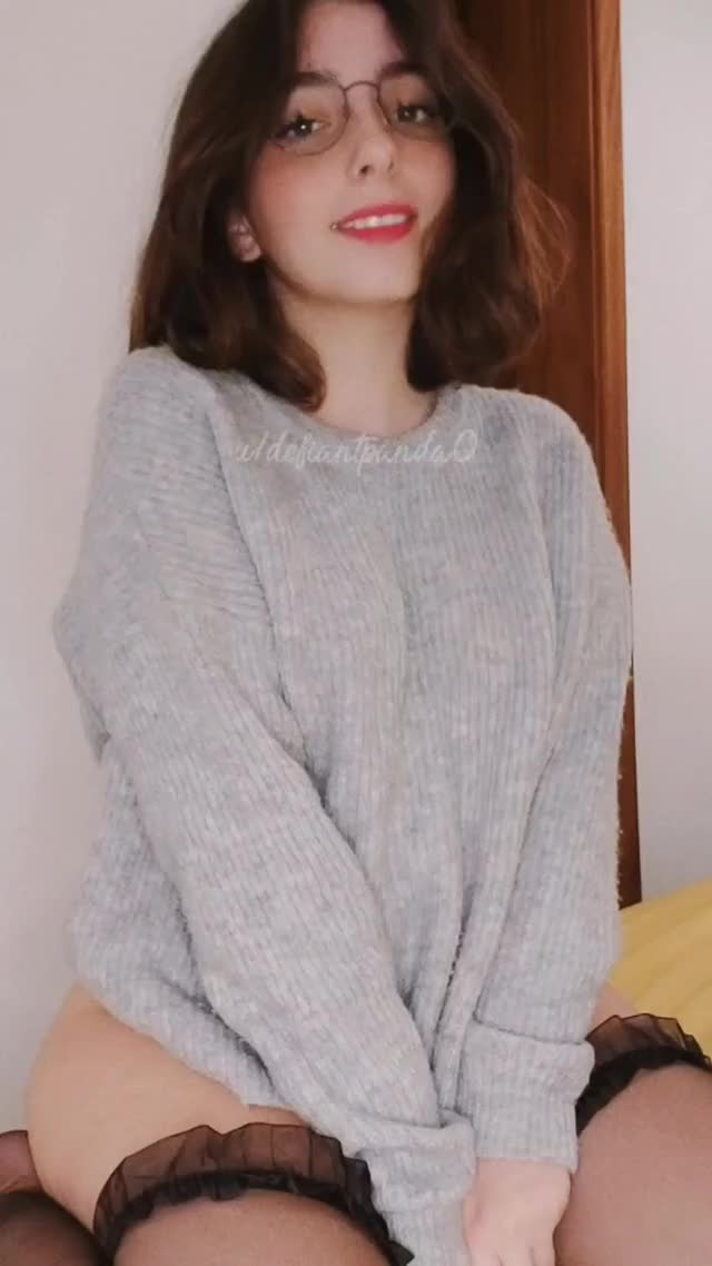 Which do you like more? My glasses or my curves? β€