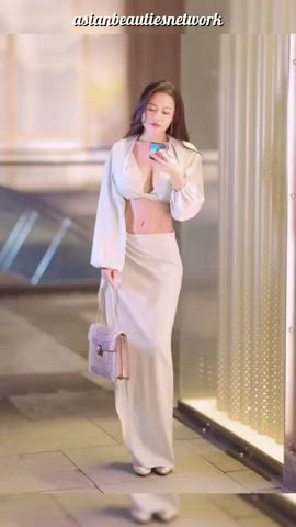 asian big tits boobs busty chinese cute korean teen tits clip