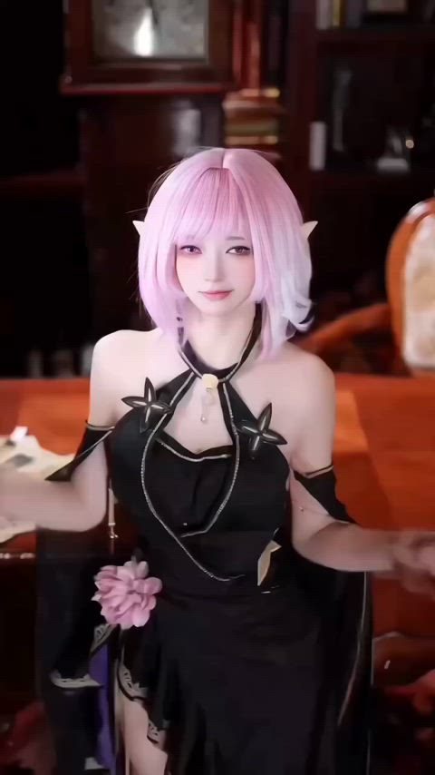 asian chinese cosplay cute elf clip