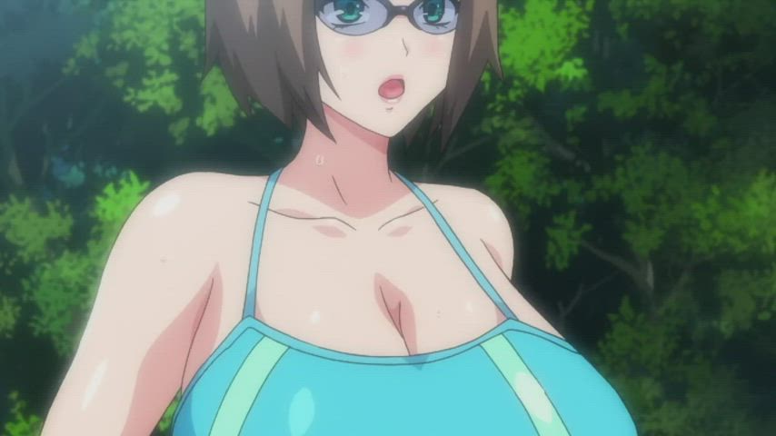 ahegao cheating cumshot hentai milf public clip