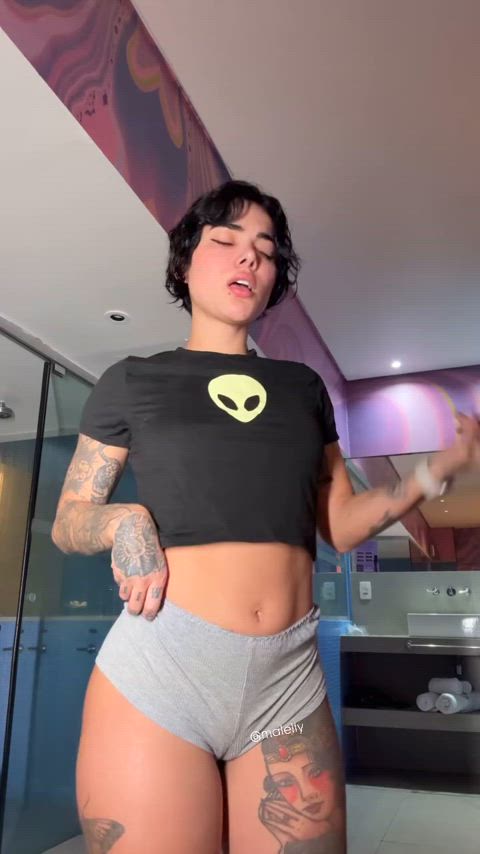 ass brazilian brunette latina pussy tiktok cute-little-butts tik-tok clip