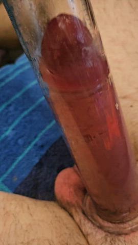 Sexy tradie back in the clear straight tube
