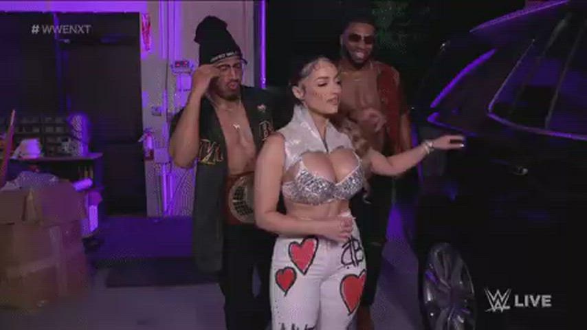 Big Tits Boobs Wrestling clip