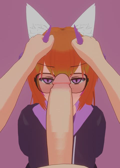 3d animation bwc blowjob clothed deepthroat fellatio nsfw pov white girl clip