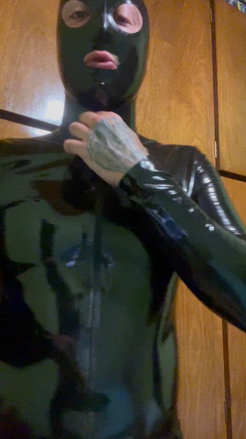 catsuit fetish latex rubber clip