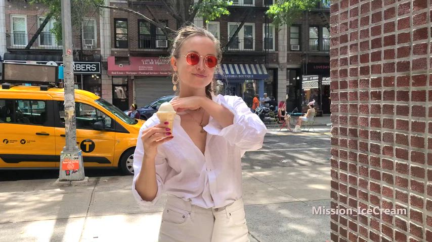 braless nipples public clip