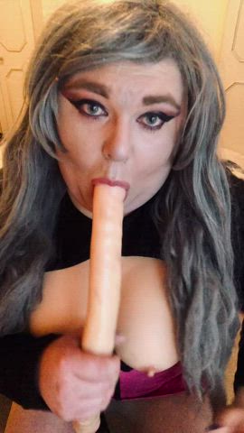 Dildo Sucking Tits clip