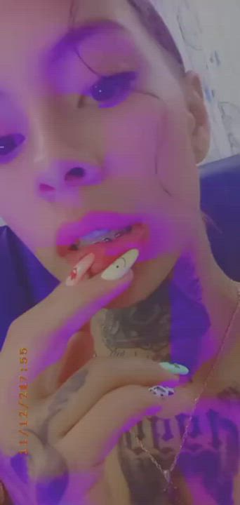 Fingering Latina Lips clip