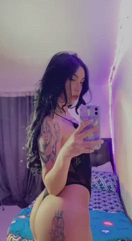 big ass cute homemade mirror teen thick tiktok tits white girl clip