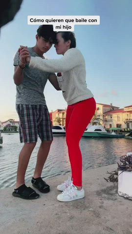 Grinding Latina Mom Son clip