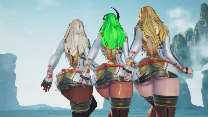 3D Dancing Group clip