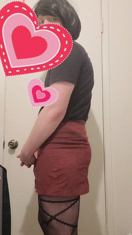ass crossdressing femboy gay nsfw skirt clip
