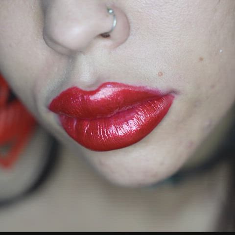 bimbofication fake fetish lips lipstick lipstick fetish pornstar prostitute clip