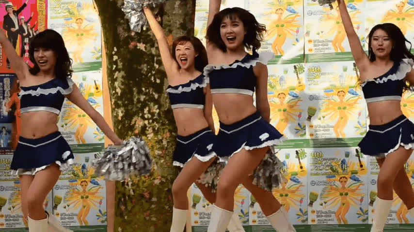 Cheerleader Panties Upskirt clip