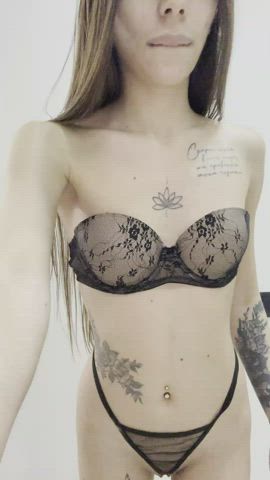 brunette dancing lingerie clip