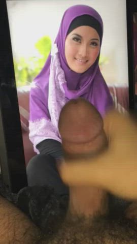 Cock Hijab Tribute clip