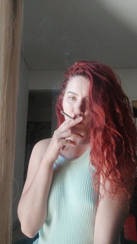 I love smoking and being sexy at the same time
