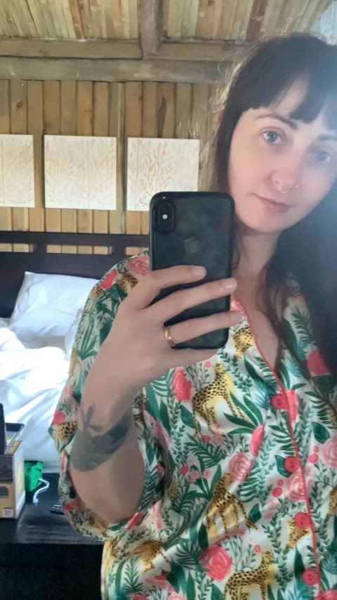 A little sleepy but a lot naked