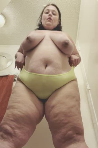 bbw big tits brunette hotwife jiggling tattoo clip