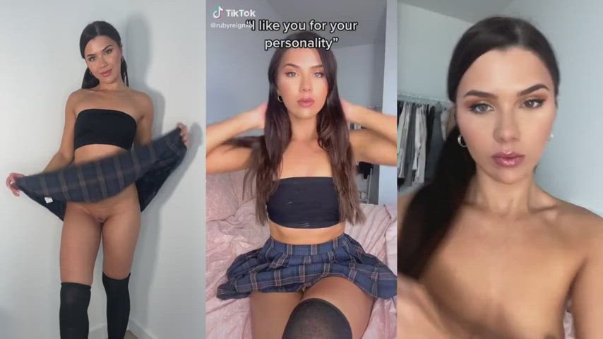 asian blonde brunette pmv split screen porn clip