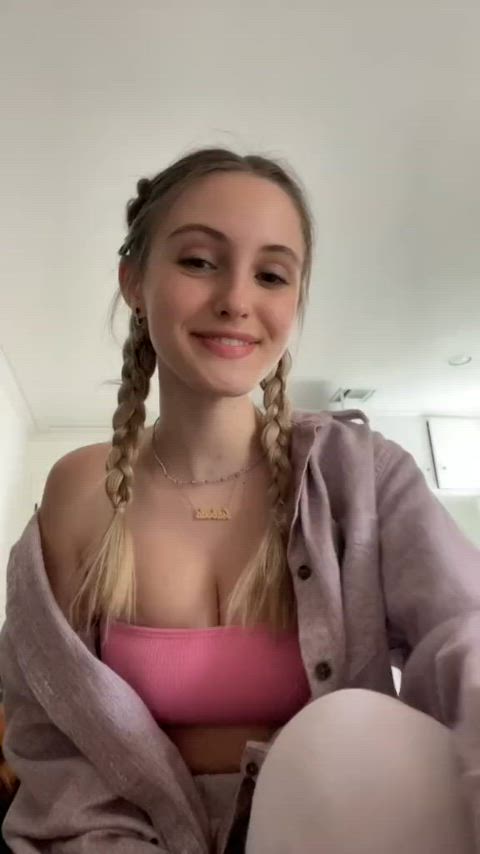 model pigtails tiktok real-girls-on-tiktok clip
