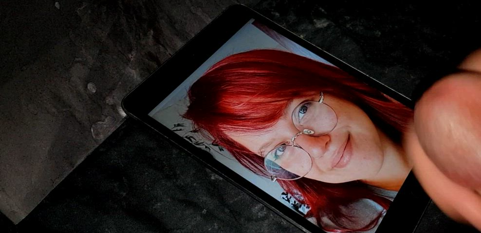 brazilian cumshot ejaculation jerk off nerd redhead tribute clip
